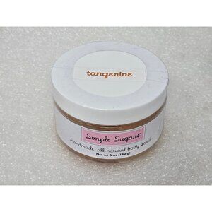 Simple Sugars Tangerine Handmade All-Natural Body Scrub 5 Oz Exfoliating